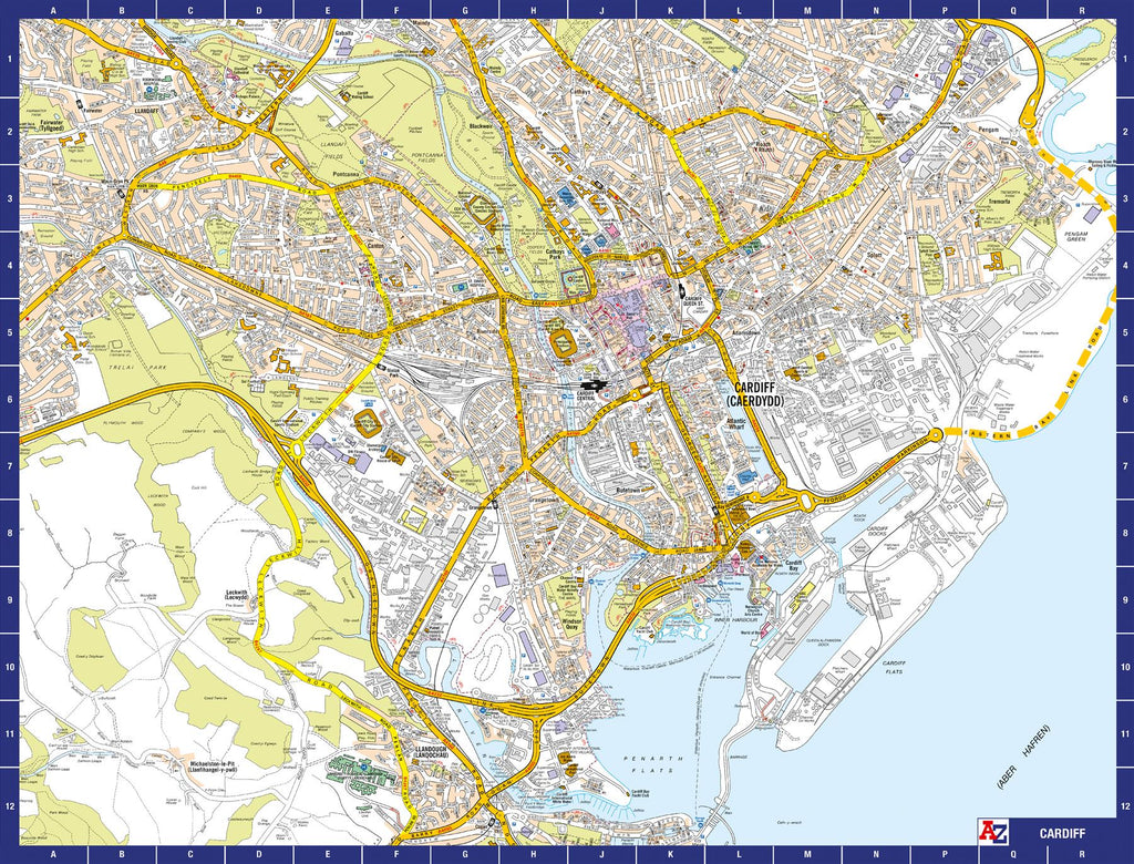 A To Z Map Of Cardiff 1000 Piece Jigsaw – Map Marketing