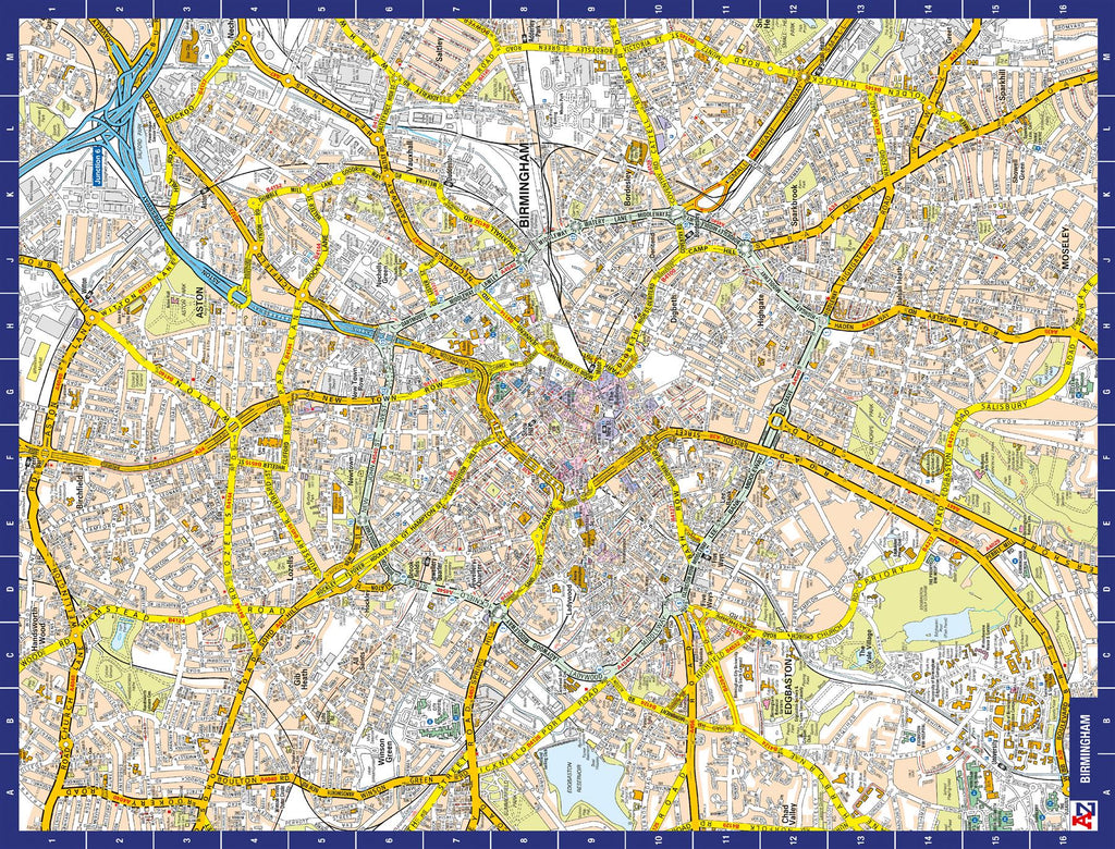 A to Z Map of Birmingham 1000 Piece Jigsaw – Map Marketing