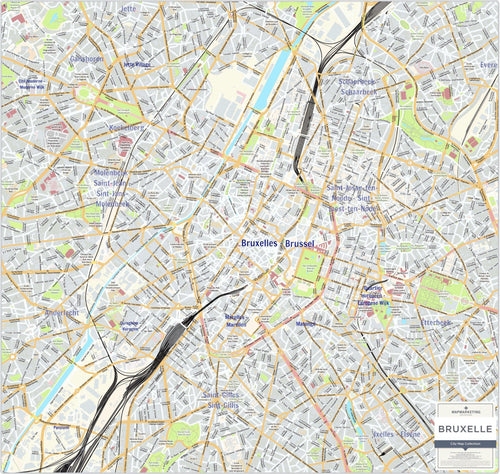 City Map Series - Wall Maps of European City Centres – Map Marketing